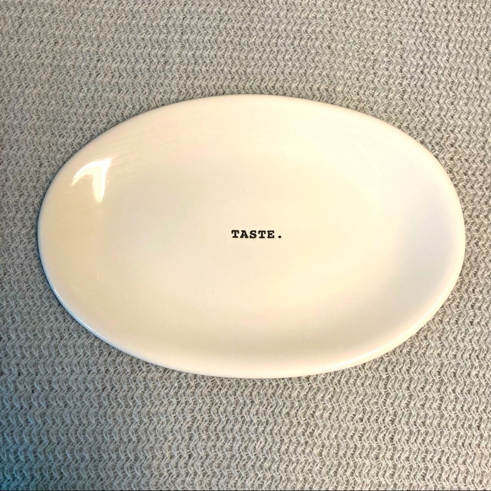 RAE DUNN TASTE Plate by  Magenta